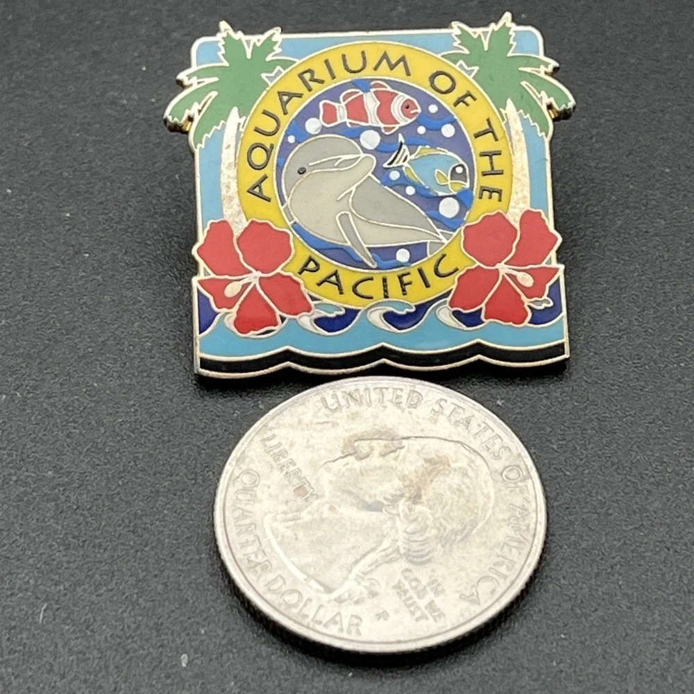 Aquarium Of The Pacific Long Beach‎ California Lapel Hat Pin